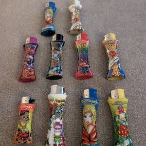 Ed Hardy Assorted Colorful Lighters Set